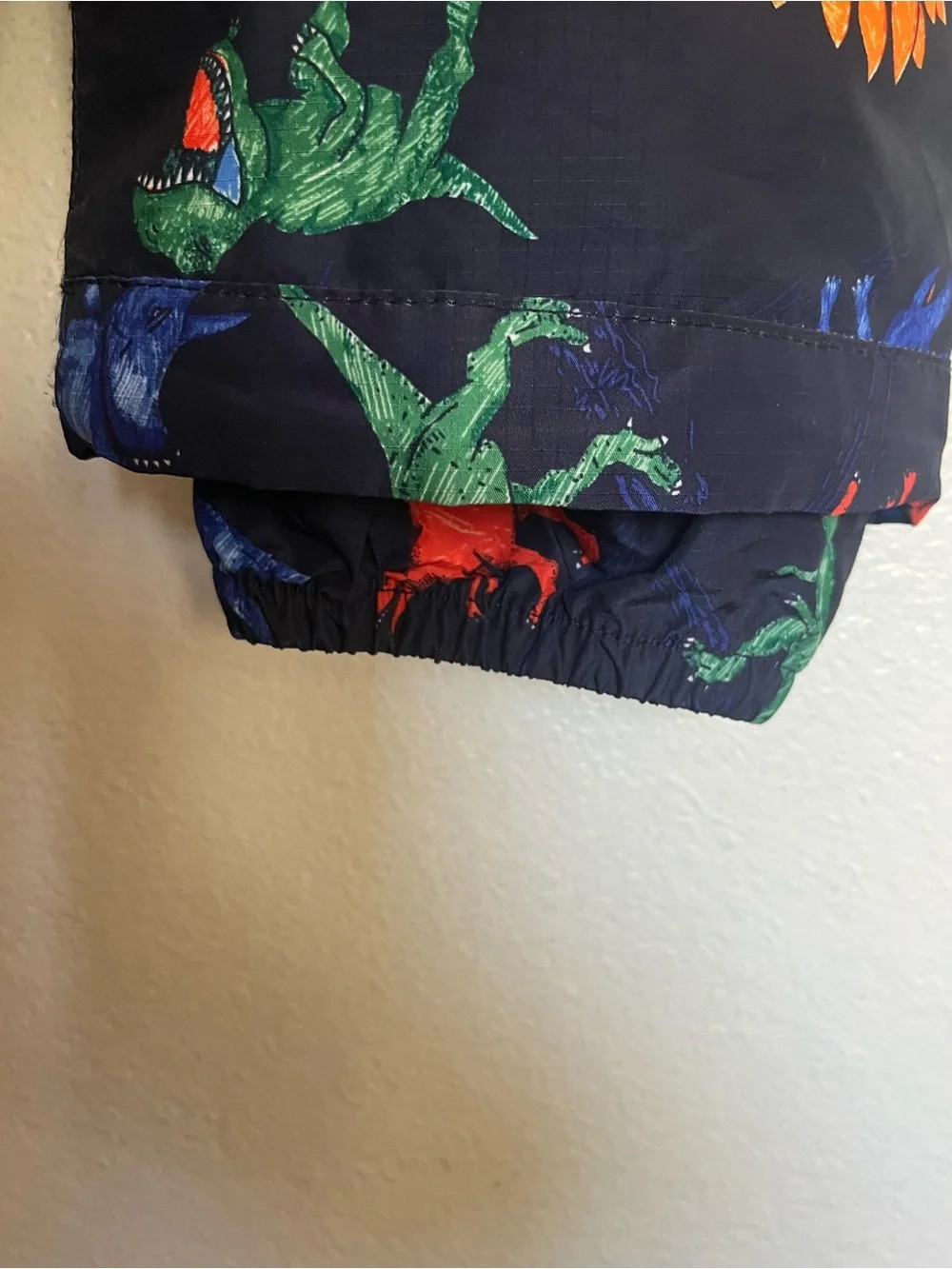 The Children's Place Navy Dinosaur Snow Bib & Gloves Set with Dino Print 3T